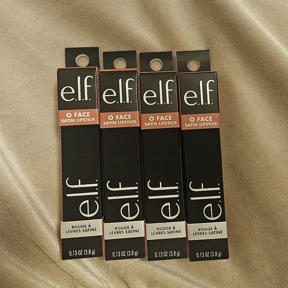 E.L.F. Satin Lipstick - DIRTY TALK (4-Pack)